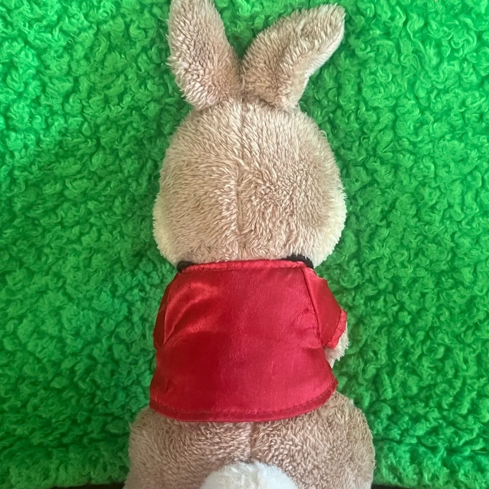 Plush Bunny Toy with Red Cape Peter Rabbit 9 inch
